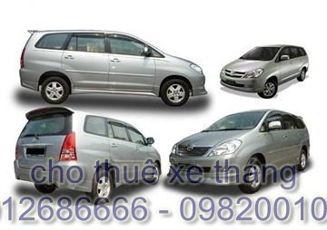 Cho thuê xe 7 chỗ theo tháng tại Sóc Sơn- 0912686666